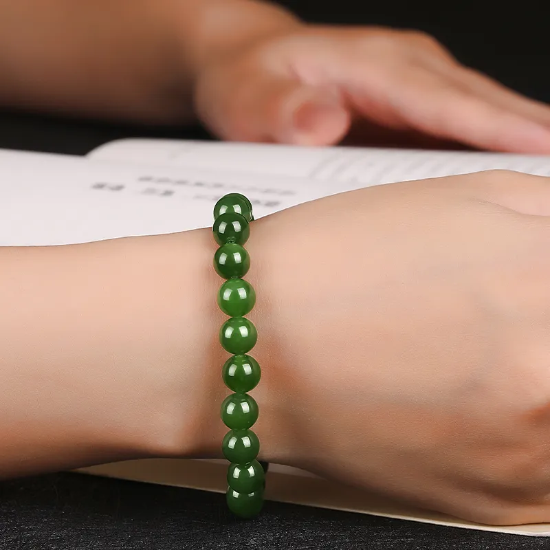 Cardamom Time Hetian Jade Bracelets Jasper Unisex-4