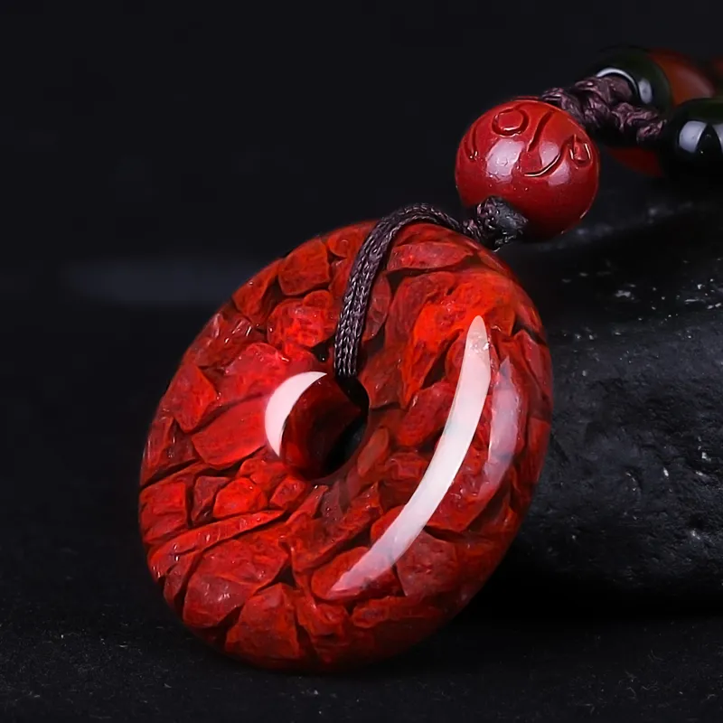 Cardamom Time Cinnabar Pendants Unisex-2