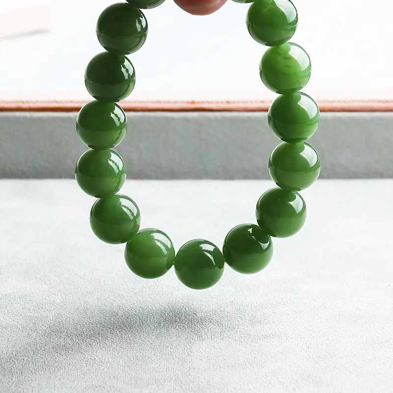 Cardamom Time Hetian Jade Bracelets Jasper Unisex-5