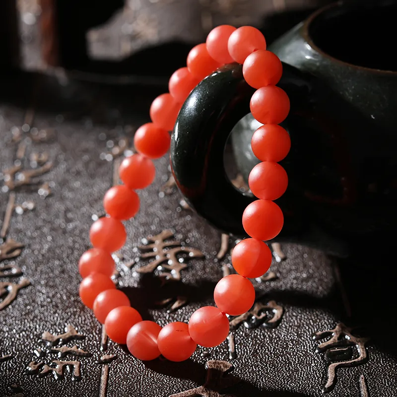 Yeon yun Jewelry Southern Red Agate Bracelets Unisex-7