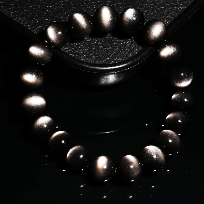 Yeon yun Jewelry Obsidian Bracelets Unisex-4