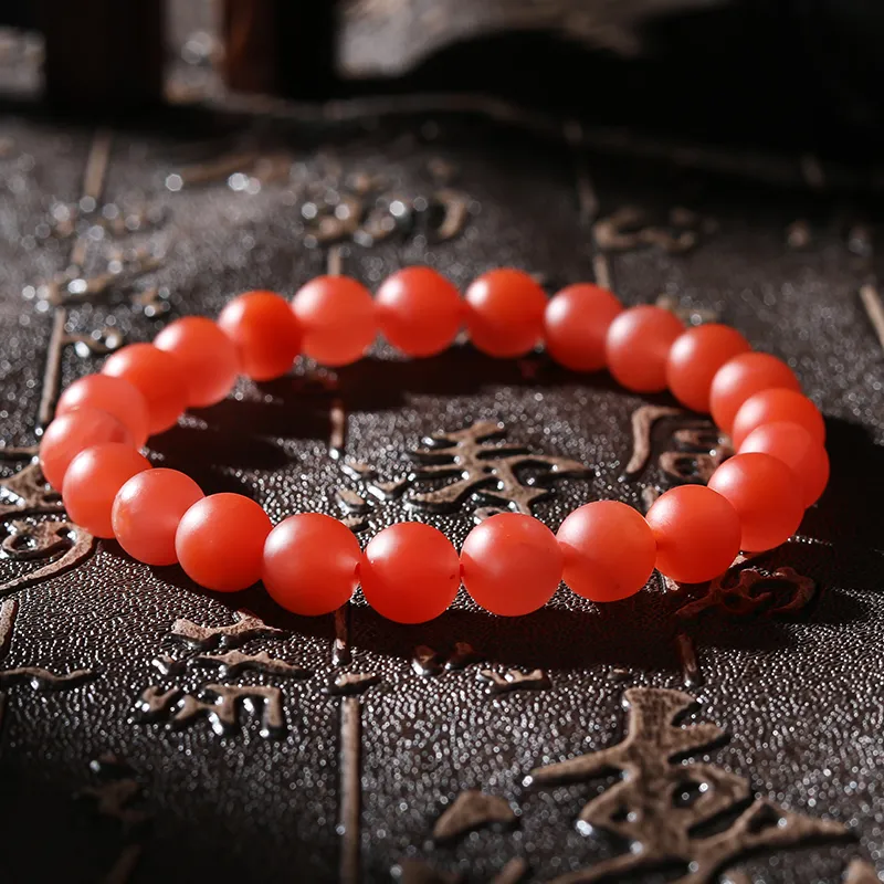 Yeon yun Jewelry Southern Red Agate Bracelets Unisex-4