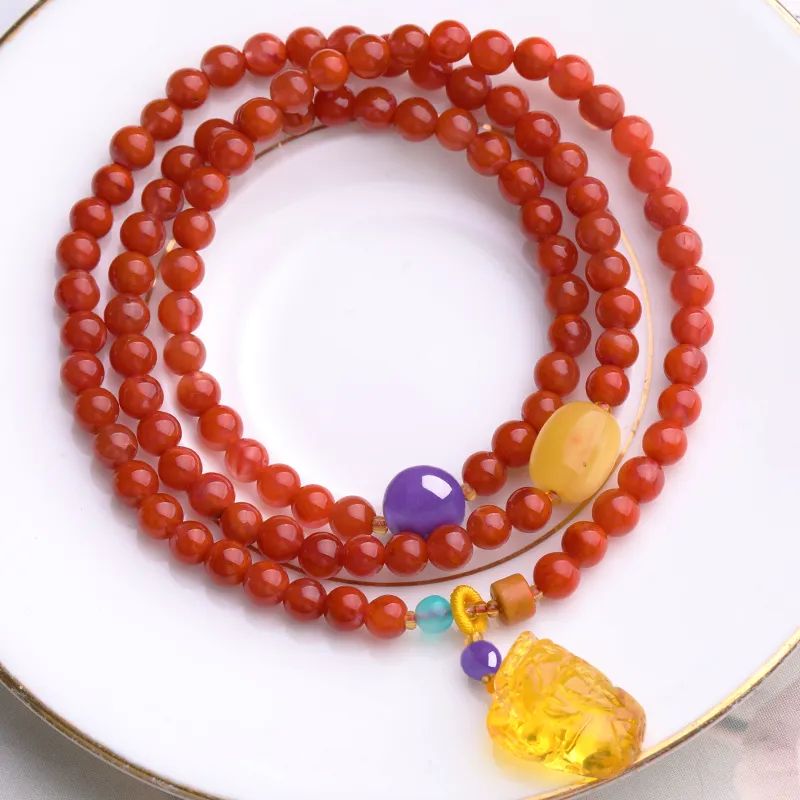 Cardamom Time Southern Red Agate Bracelets Unisex-3