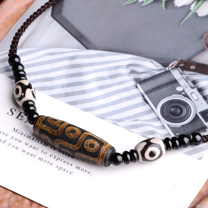 Cardamom Time Agate Pendants Unisex-1