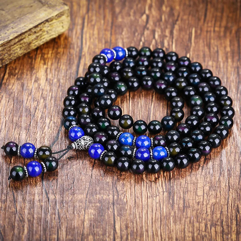 Yeon yun Jewelry Obsidian Bracelets Unisex-2