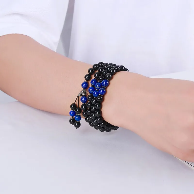 Yeon yun Jewelry Obsidian Bracelets Unisex-5