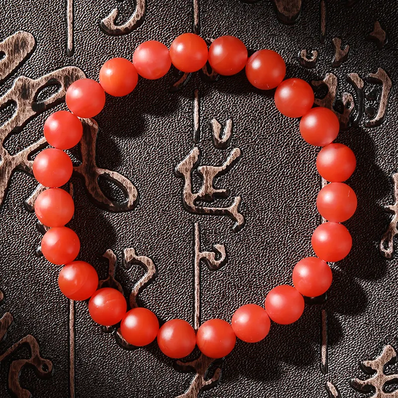 Yeon yun Jewelry Southern Red Agate Bracelets Unisex-3