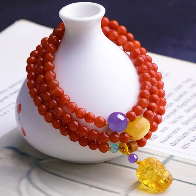 Cardamom Time Southern Red Agate Bracelets Unisex-1