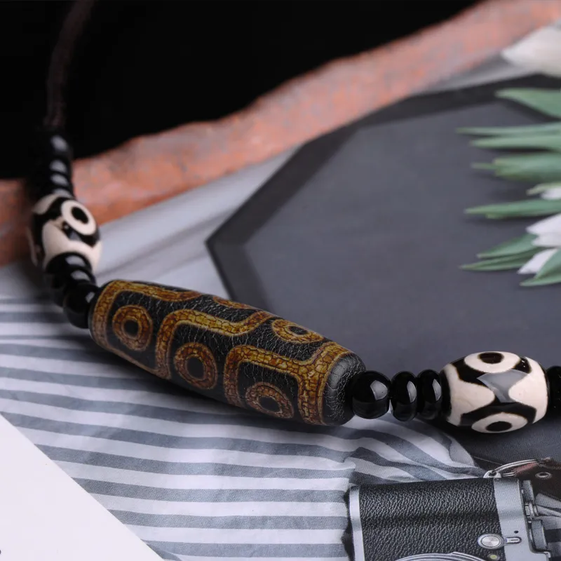 Cardamom Time Agate Pendants Unisex-3