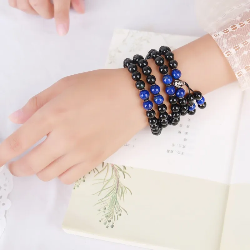 Yeon yun Jewelry Obsidian Bracelets Unisex-6