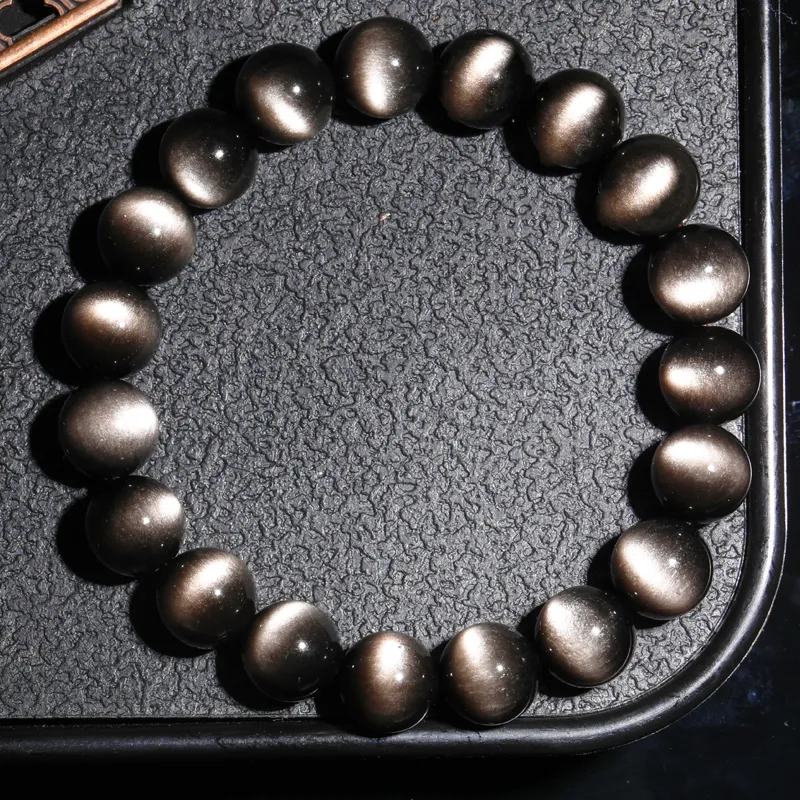 Yeon yun Jewelry Obsidian Bracelets Unisex-2