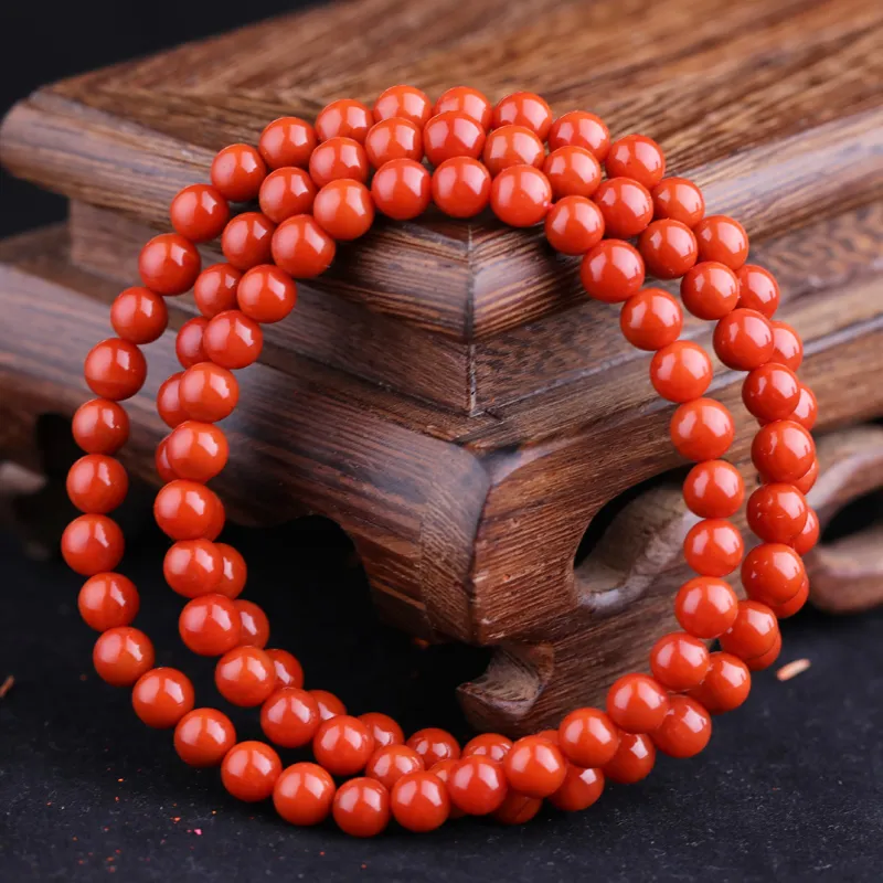Cardamom Time South Red Agate Bracelets Unisex-3