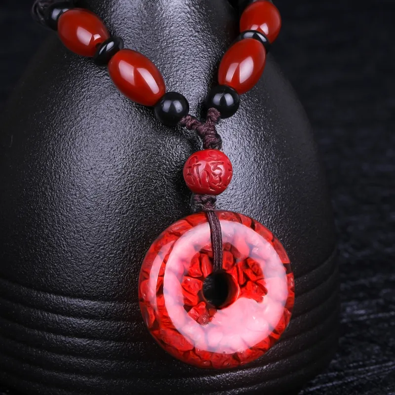Cardamom Time Cinnabar Pendants Unisex-3