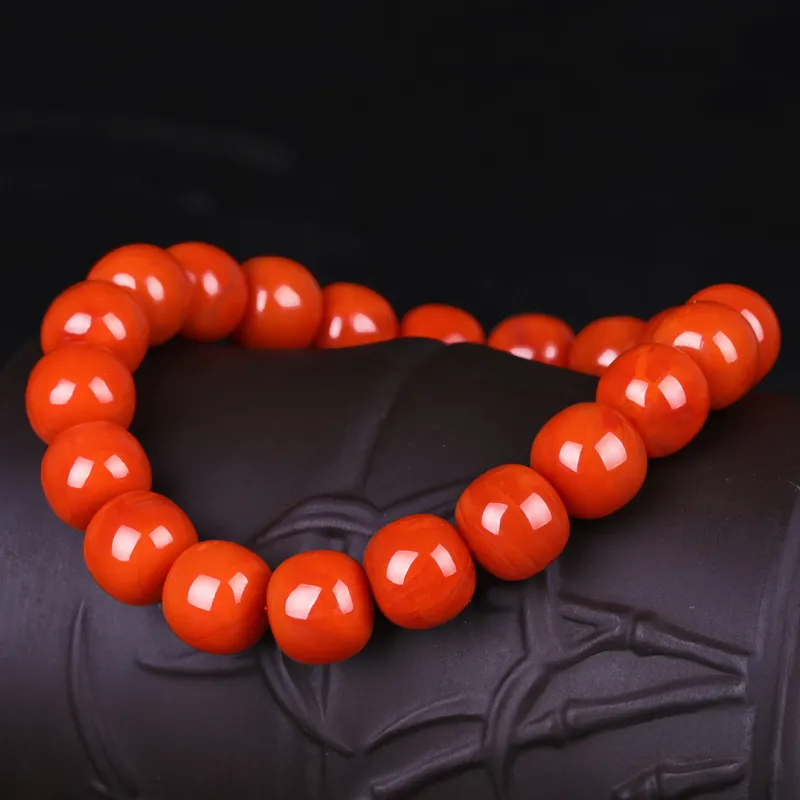 Cardamom Time South Red Agate Bracelets Unisex-3
