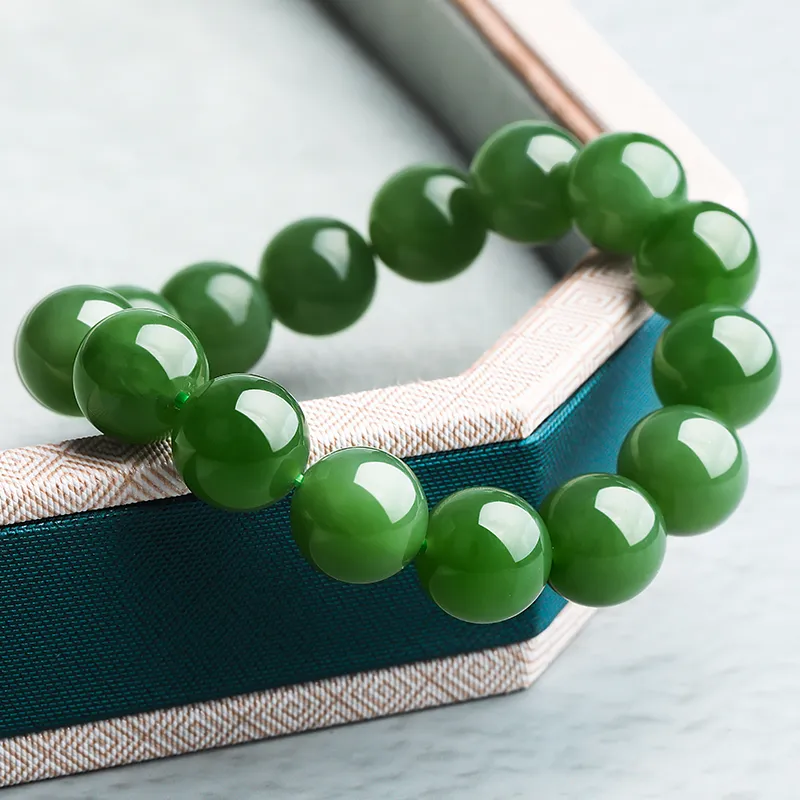 Cardamom Time Hetian Jade Bracelets Jasper Unisex-3