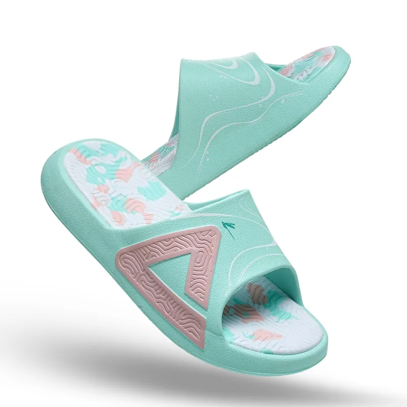 PEAK Tai Ji1.0 Totem Graffiti Slip-Resistant Abrasion-Resistant Slide Slippers Unisex-93