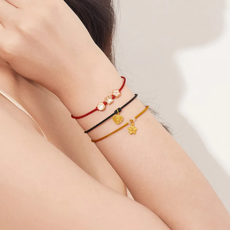 LUKFOOK JEWELLERY Leather Cord Bracelets Unisex-1