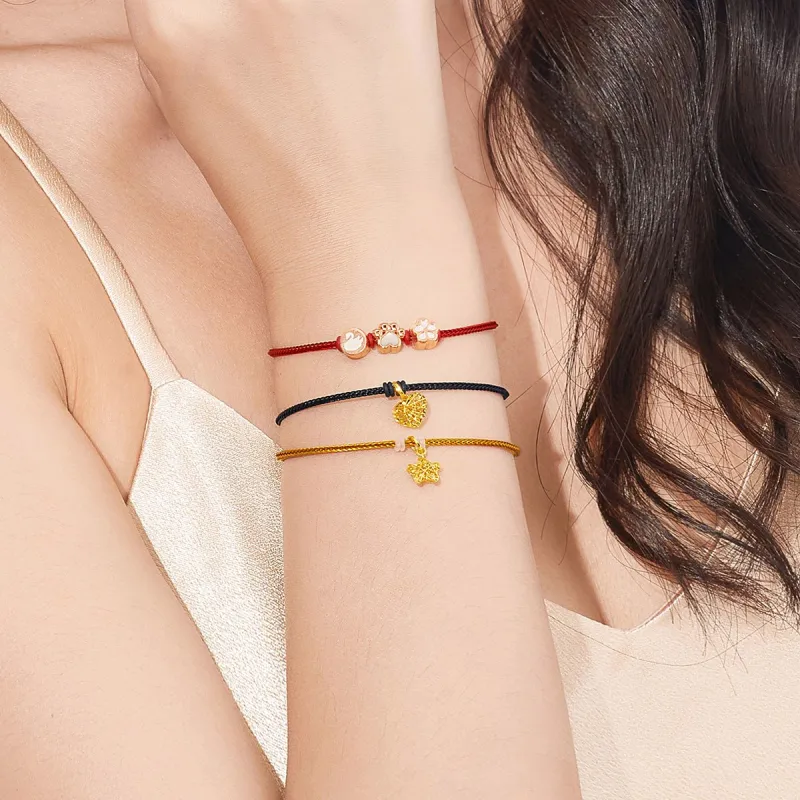 LUKFOOK JEWELLERY Leather Cord Bracelets Unisex-3