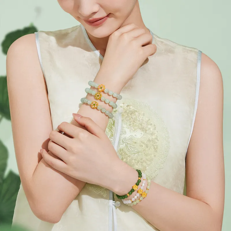 LUKFOOK JEWELLERY Gold Bracelet Women's-8