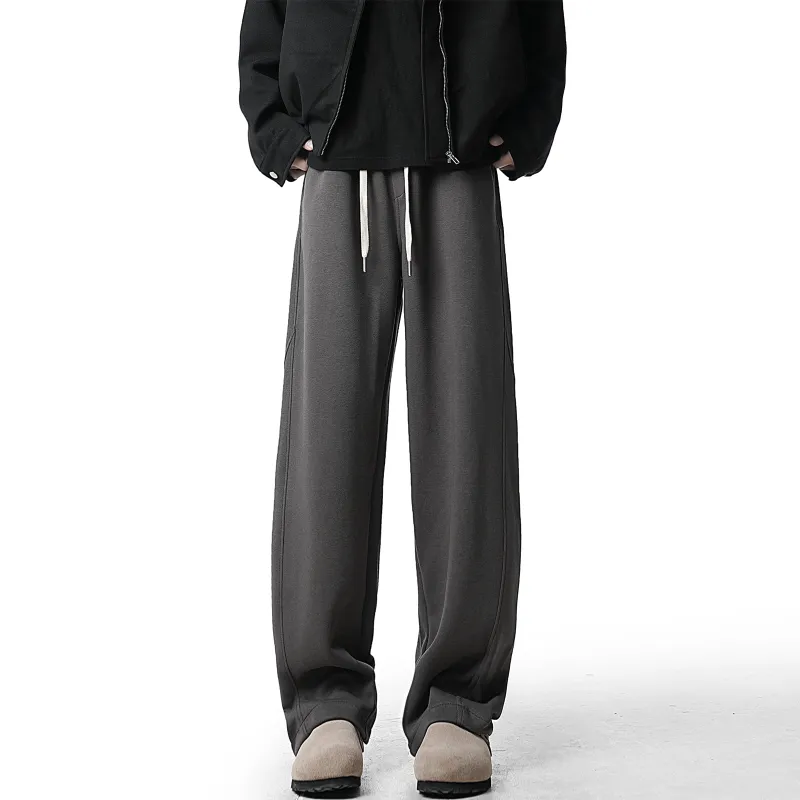 CELUCASN Casual Pants Unisex Red-20