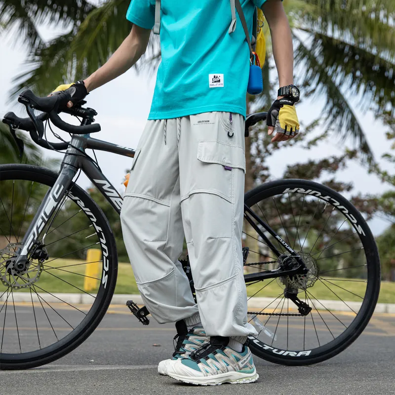 CELUCASN Casual Pants Unisex-12