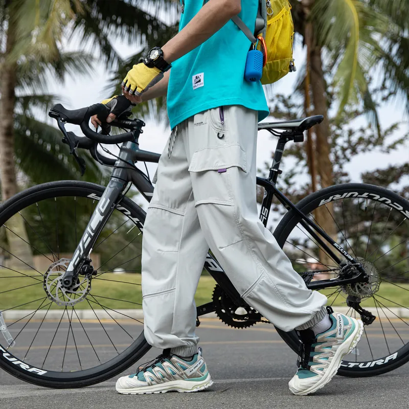 CELUCASN Casual Pants Unisex-14