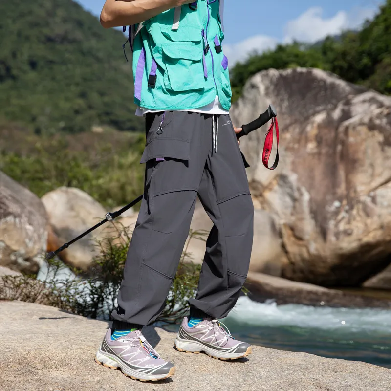 CELUCASN Casual Pants Unisex-9