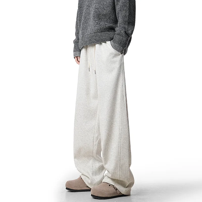 CELUCASN Casual Pants Unisex Red-2