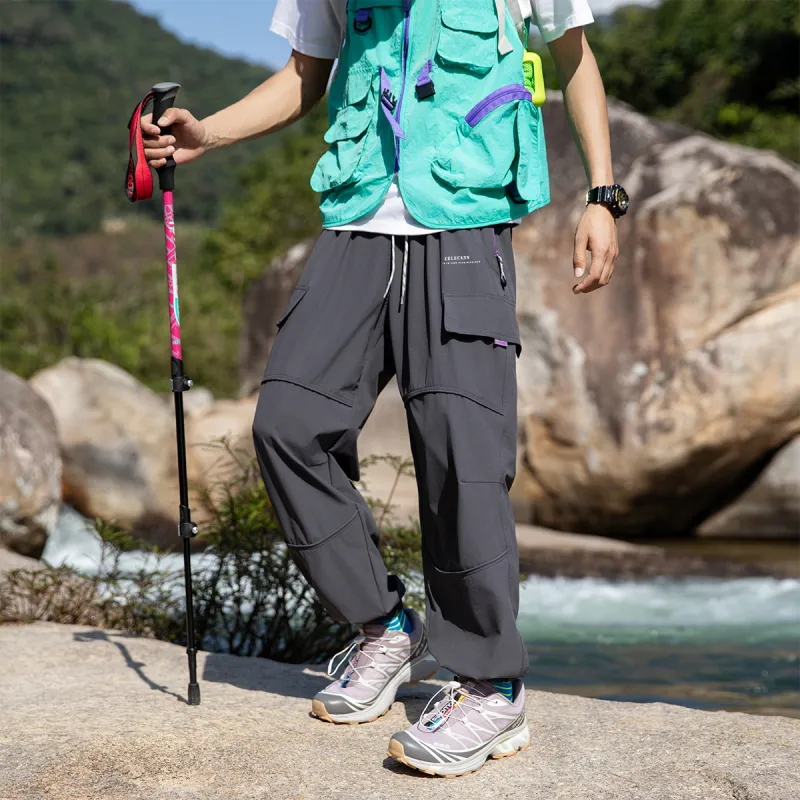 CELUCASN Casual Pants Unisex-7