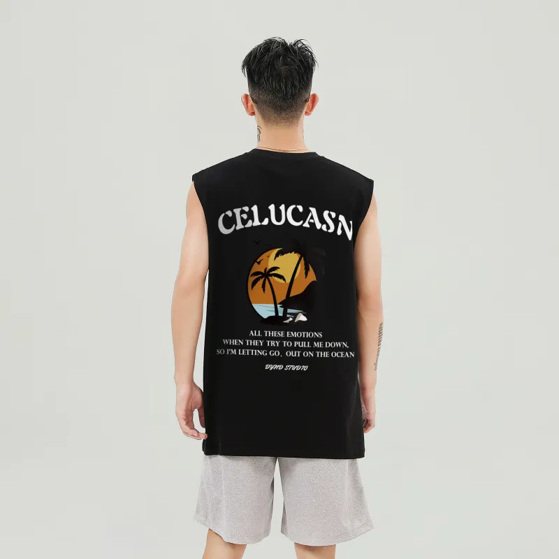 CELUCASN Tank Tops Unisex-2
