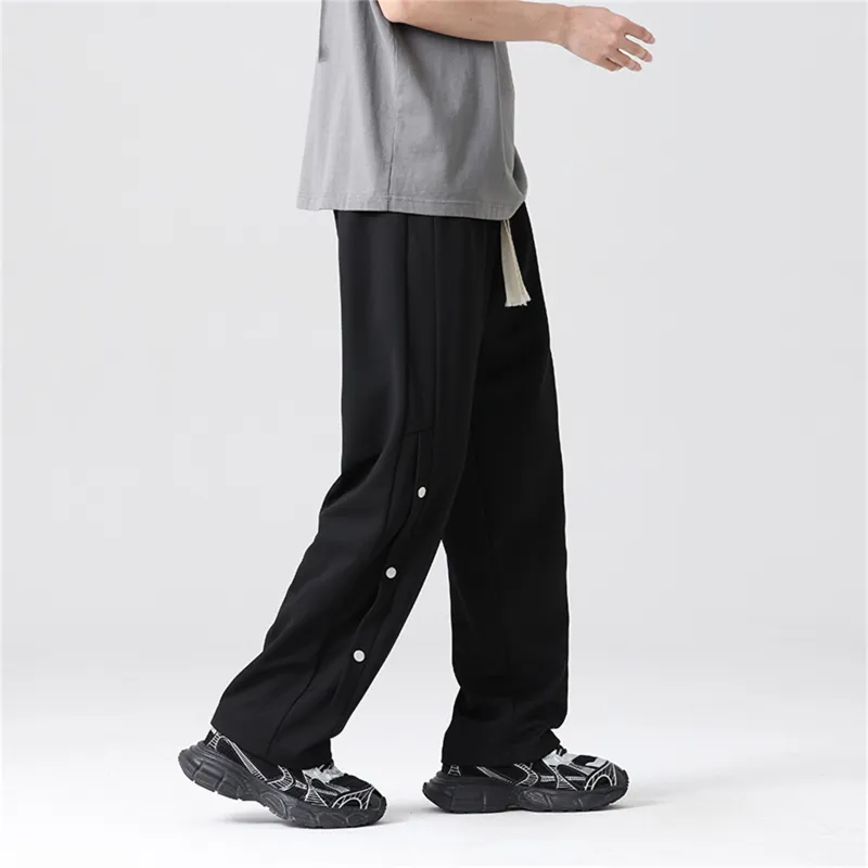CELUCASN Casual Pants Unisex Light Heather Gray-11