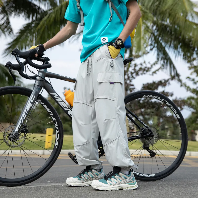 CELUCASN Casual Pants Unisex-13
