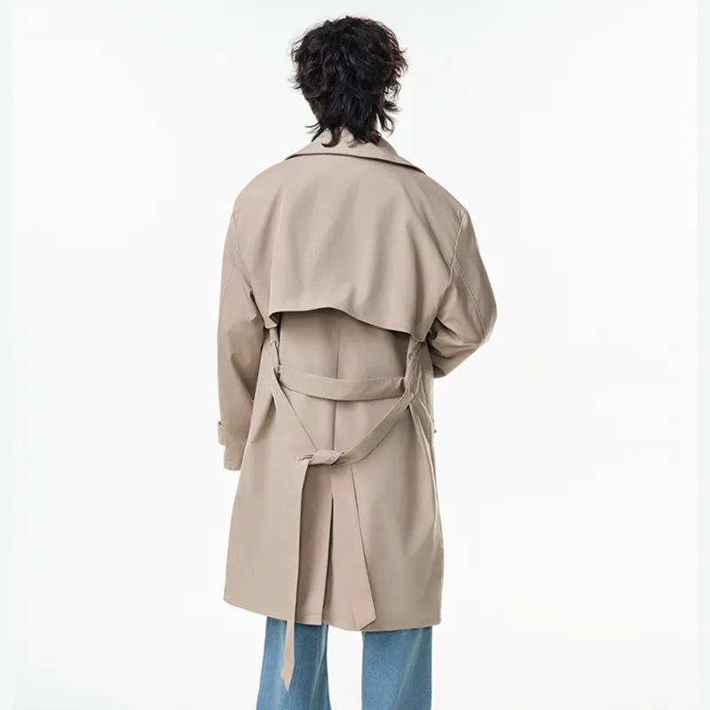 CELUCASN Trench Coats Unisex-10