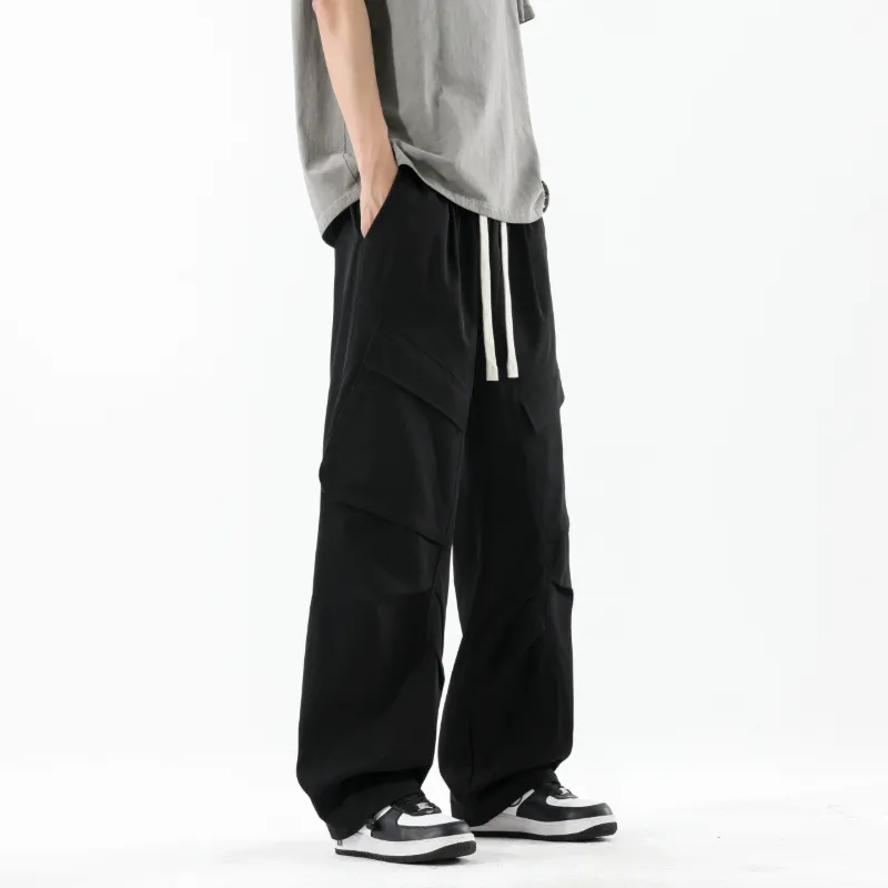 CELUCASN Casual Pants Unisex AB Color-4