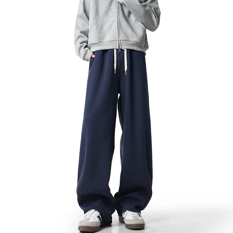 CELUCASN Casual Pants Unisex Red-8