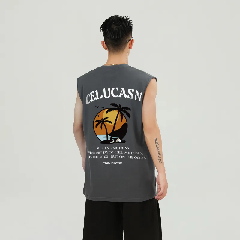 CELUCASN Tank Tops Unisex-8