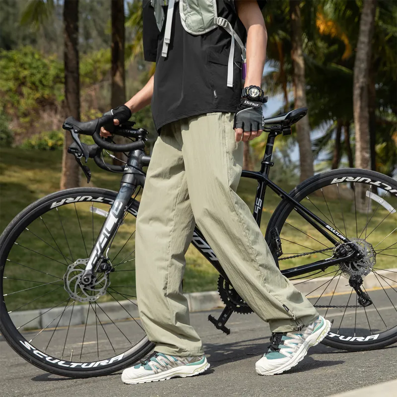 CELUCASN Casual Pants Unisex-14