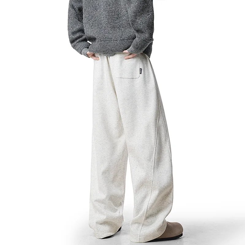 CELUCASN Casual Pants Unisex Red-5