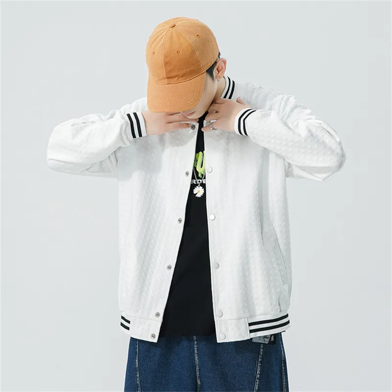 CELUCASN Baseball Jacket Unisex-5
