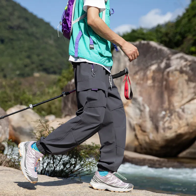 CELUCASN Casual Pants Unisex-8