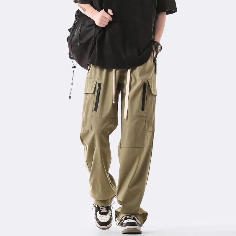 CELUCASN Cargo Pants Unisex-8