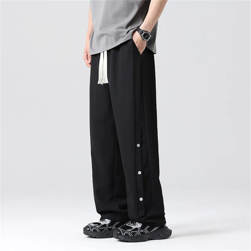 CELUCASN Casual Pants Unisex Light Heather Gray-9