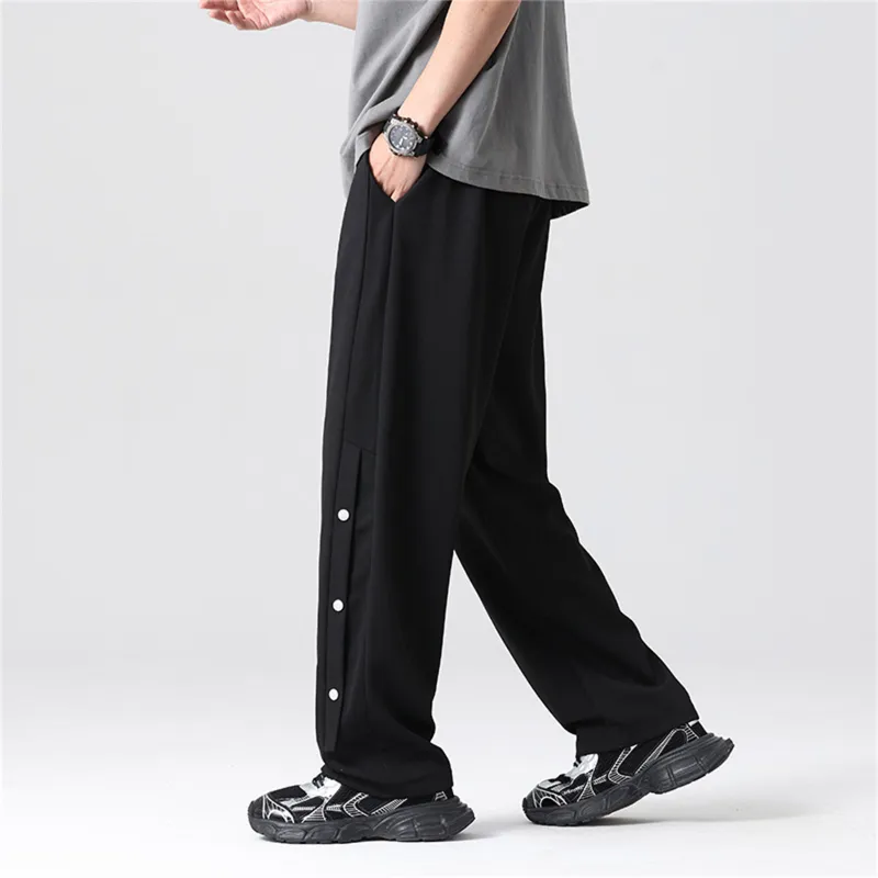 CELUCASN Casual Pants Unisex Light Heather Gray-10