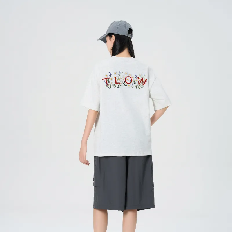 DOKI T Shirt Unisex Heather Gray Red-4