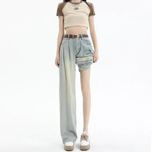 HELEH Jeans Fall Winter Women's-3