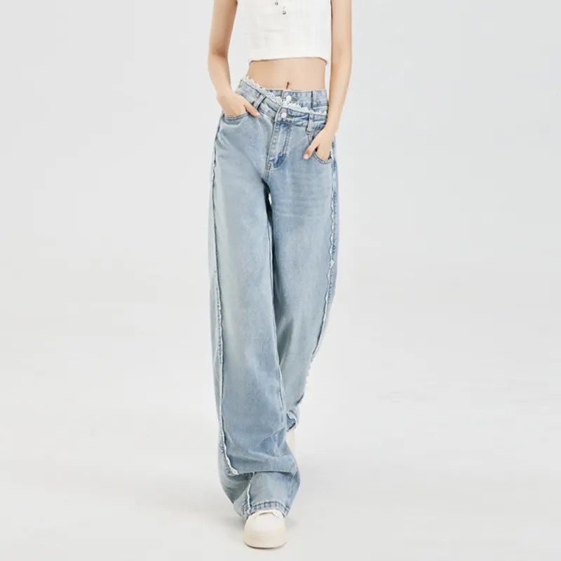 HELEH Jeans Women's Light Blue-3