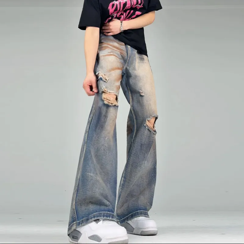 HELEH Jeans Unisex Vintage Blue-3