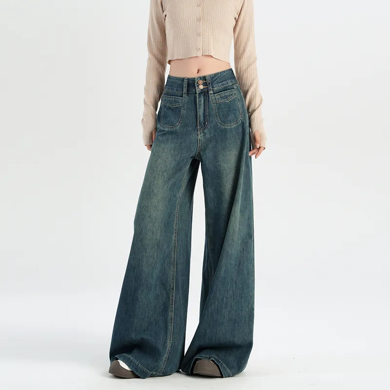 HELEH Jeans Women's Dark Blue-5
