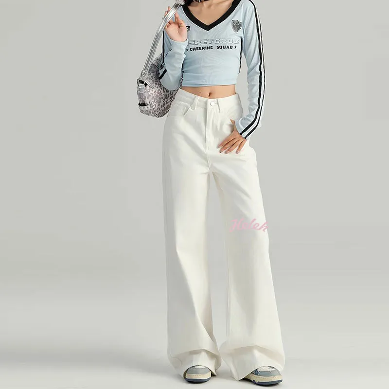 HELEH Jeans Women's White-3
