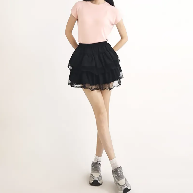 HELEH Casual Short Skirts Women's-1
